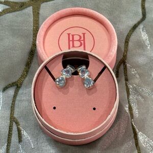 Hillberg & Berk Adore Bezel Hoop Earrings